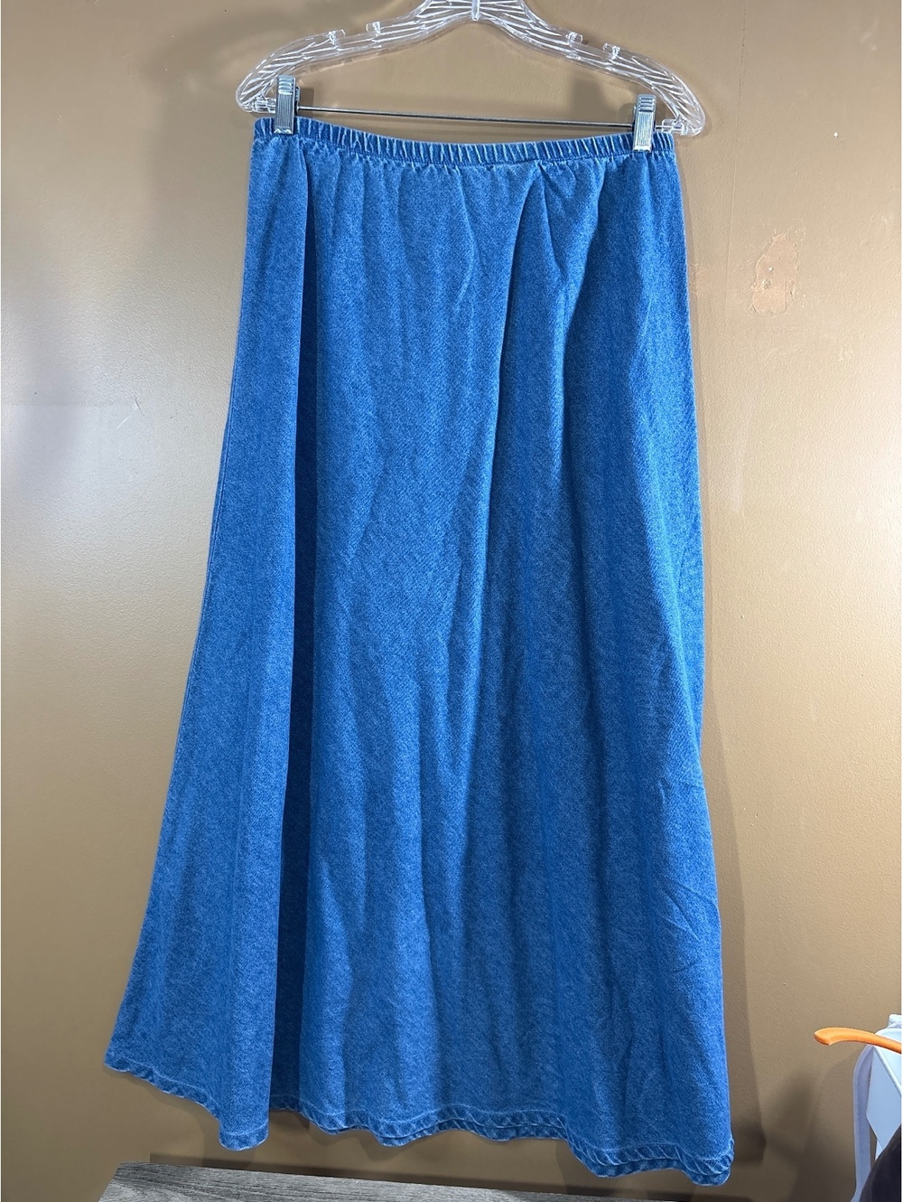 HC1148. KASS denim skirt 37 inches long
